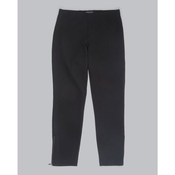 Eileen fisher black Heavyweight Rayon Knit Pant size L - Picture 1 of 9